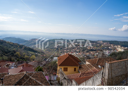 Albania Kruje castle view Albania Kruje castle 98542034