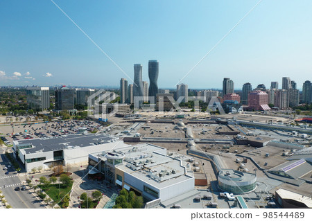 Aerial cityscape view of Mississauga, Ontario, Canada Aerial cityscape view of Mississauga, Ontario, Canada 98544489