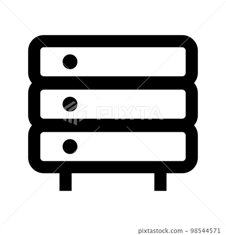 server. database. Computing icon. vector. 98544571