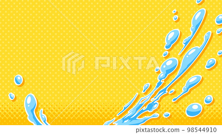 美漫風格_水景背景_16:9 98544910