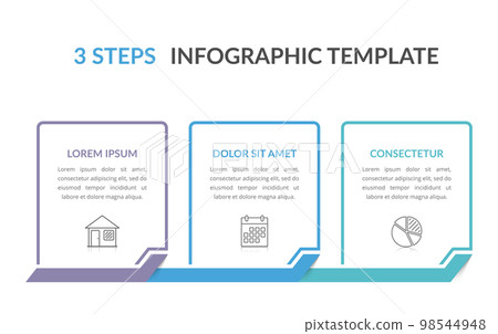 3 Steps - Infographic Template 3 Steps - Infographic Template 98544948