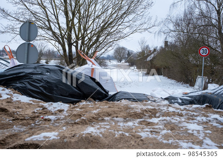 Jekabpils, Latvia - January 24, 2023 Jekabpils, Latvia - January 24, 2023 98545305
