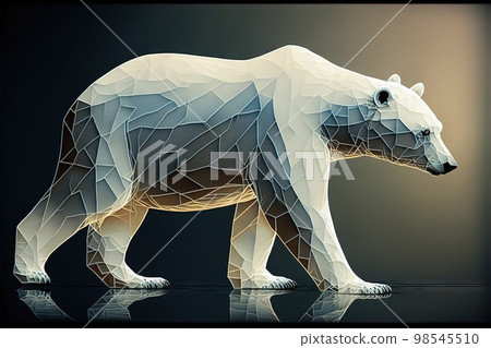 World Polar Bear Day Illustration generative ai World Polar Bear Day Illustration generative ai 98545510