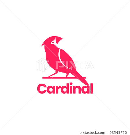 cardinal bird perched looking food exotic animal feather logo design vector icon illustration template cardinal bird perched looking food exotic animal feather logo design vector icon illustration template 98545750
