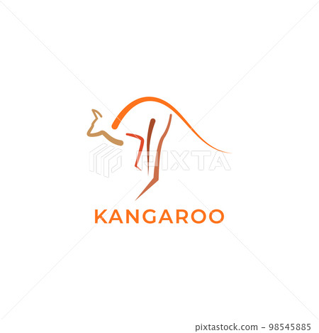 australian endemic animal kangaroo jump abstract logo design vector icon illustration template australian endemic animal kangaroo jump abstract logo design vector icon illustration template 98545885