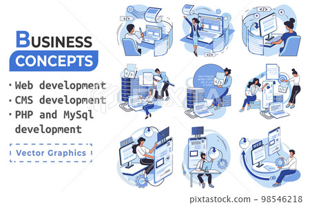 Website architecture concepts. Web development, PHP, MySQL, CMS, interface design, software testing 98546218