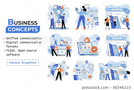 Word cloud of software related items. Digital communication formats, floss, open source software Word cloud of software related items. Digital communication formats, floss, open source software 98546223
