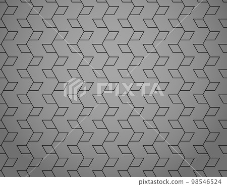 Abstract geometric pattern. A seamless vector background. Black and gray ornament. Graphic modern pattern. Simple lattice graphic design 98546524