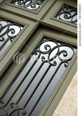 Facade of a classic French mansion Facade of a classic French mansion 98546604