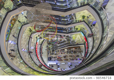 SAIGON, VIETNAM - OCT 05, 2018 - Located at the prime location in the center of District 10, Van Hanh Mall is the convergence of more than 200 prestigious local and international brands for shopping 98546718