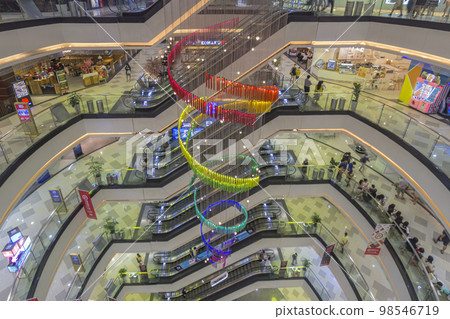 SAIGON, VIETNAM - OCT 05, 2018 - Located at the prime location in the center of District 10, Van Hanh Mall is the convergence of more than 200 prestigious local and international brands for shopping 98546719