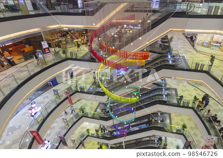 SAIGON, VIETNAM - OCT 05, 2018 - Located at the prime location in the center of District 10, Van Hanh Mall is the convergence of more than 200 prestigious local and international brands for shopping SAIGON, VIETNAM - OCT 05, 2018 - Located at the prime location in the center of District 10, Van Hanh Mall is the convergence of more than 200 prestigious local and international brands for shopping 98546726