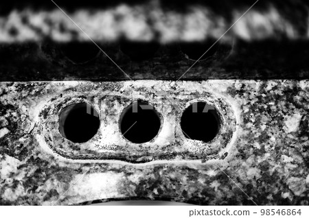 Replacing a bathroom sink faucet with a new assembly.  98546864