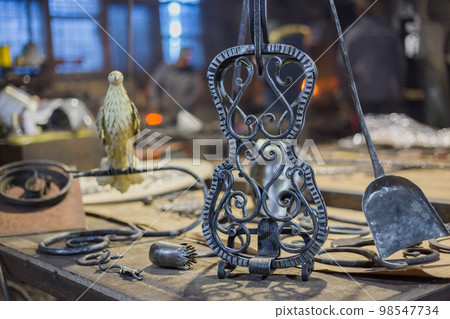 Blacksmith decorative elements Blacksmith decorative elements 98547734