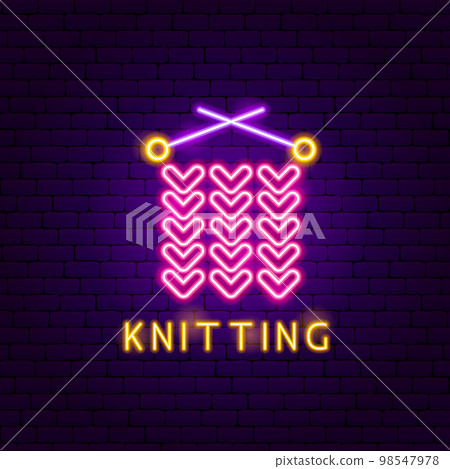 Knitting Neon Label 98547978