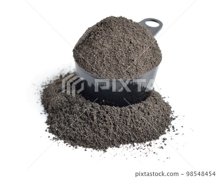 Nigella miller's bran isolated on white background Nigella miller's bran isolated on white background 98548454