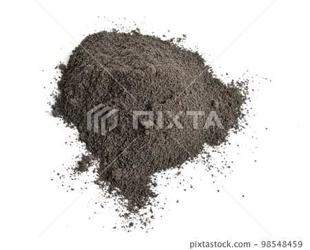 Nigella miller's bran isolated on white background 98548459