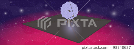 New ultraviolet multiobject space telescope concept luvoir somewhere in outer space, Elements of this wide illustration were furnished by NASA New ultraviolet multiobject space telescope concept luvoir somewhere in outer space, Elements of this wide illustration were furnished by NASA 98548627