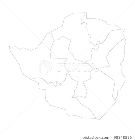 Zimbabwe political map of administrative divisions Zimbabwe political map of administrative divisions 98548856