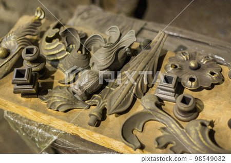 Blacksmith decorative elements Blacksmith decorative elements 98549082