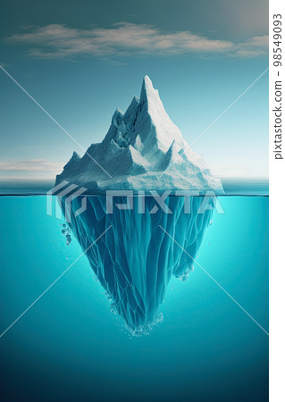 Tip of the iceberg. Business concept. Iceberg. Success business metaphor Tip of the iceberg. Business concept. Iceberg. Success business metaphor 98549093