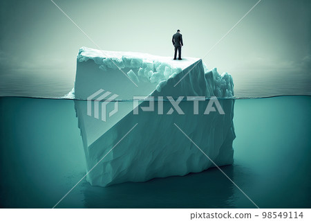 Tip of the iceberg. Business concept. Iceberg. Success business metaphor Tip of the iceberg. Business concept. Iceberg. Success business metaphor 98549114