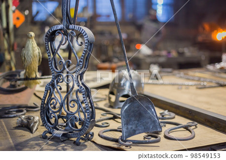 Blacksmith decorative elements Blacksmith decorative elements 98549153