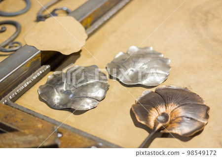 Blacksmith decorative elements Blacksmith decorative elements 98549172