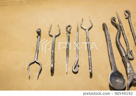 Blacksmith decorative elements Blacksmith decorative elements 98549192