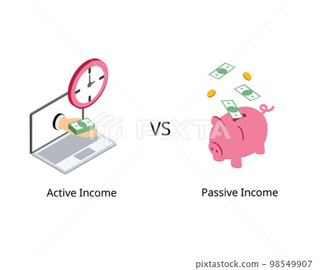 passive income compare with active income earned through effort or output passive income compare with active income earned through effort or output 98549907