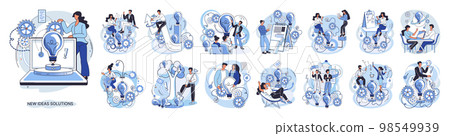Idea and creative. Business solutions for opportunities, search for new solutions 98549939