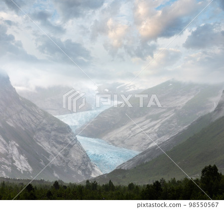 Nigardsbreen Glacier from far, Norway Nigardsbreen Glacier from far, Norway 98550567
