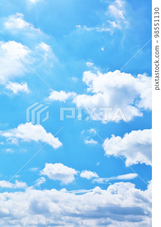 Summer blue sky and clouds Summer blue sky and clouds 98551130