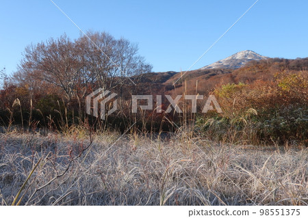 秋天的鳥海山及其周邊地區 秋天的鳥海山及其周邊地區 98551375