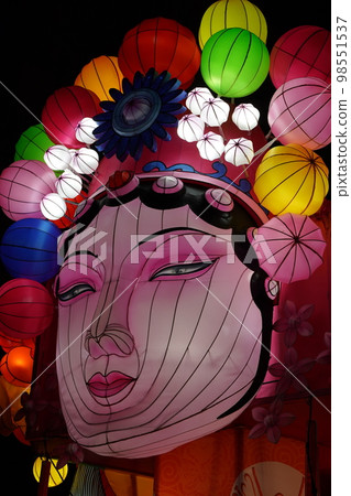 燈籠，燈籠夜，夜，夜景，節日，中國，亞洲，橫濱唐人街，橫濱，日本，夜景，孫悟空，美麗， 98551537