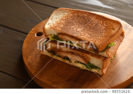 hot teriyaki chicken sandwich hot teriyaki chicken sandwich 98551628