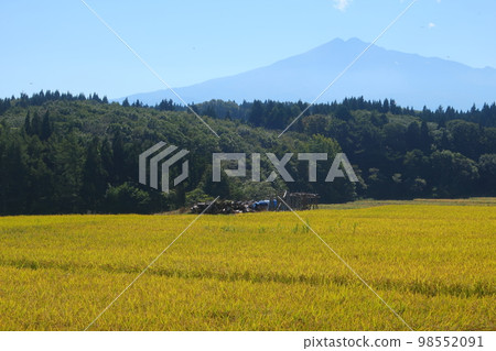 Mt. Chokai and its surroundings in autumn Mt. Chokai and its surroundings in autumn 98552091