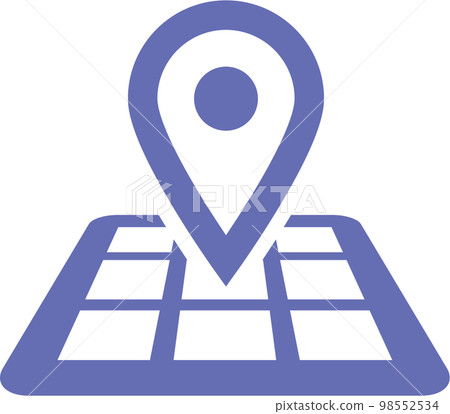 Location information icon illustration Location information icon illustration 98552534