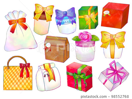 watercolor hand painted gift box set 98552768