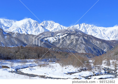從Hakuba Ohashi懷來的冬天白馬Miyama 98552802