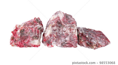 Benzoin Siam resinoid isolated on white background. Mix of benzoin and Dammar resin. Tropical resins. 98553068