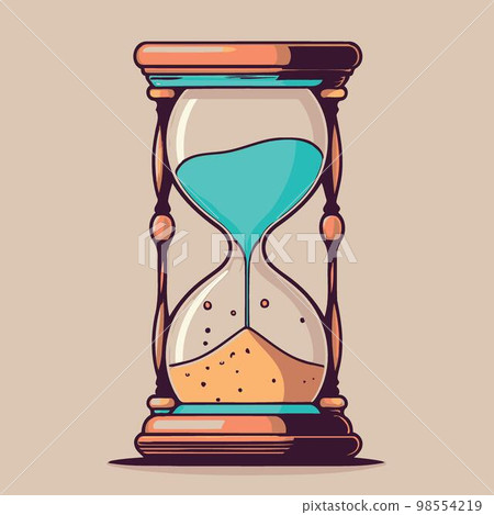 Sand clock hourglass time Sand clock hourglass time 98554219