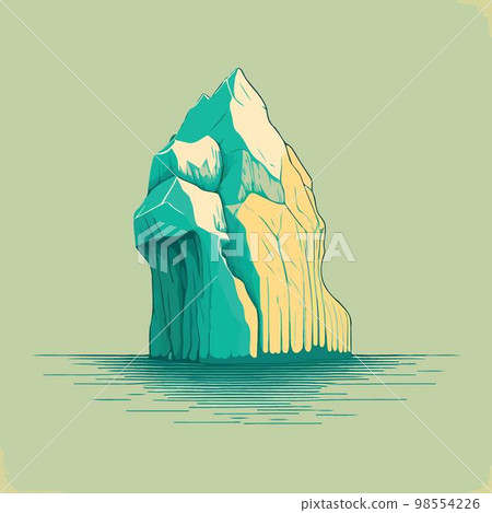giant ice mass iceberg floating giant ice mass iceberg floating 98554226