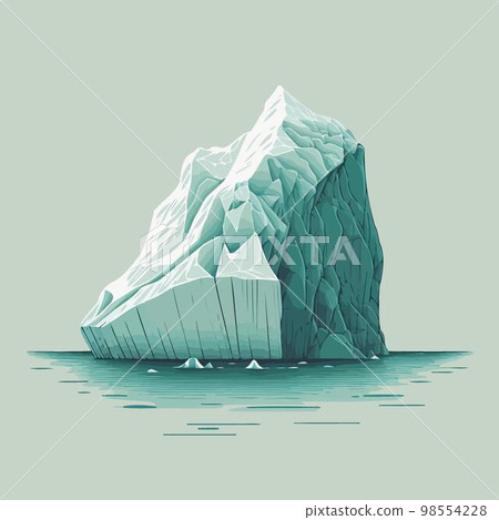giant ice mass iceberg floating giant ice mass iceberg floating 98554228