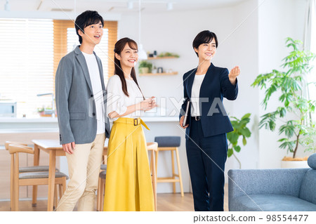 夫妻夫婦家庭房地產客廳業務銷售 98554477