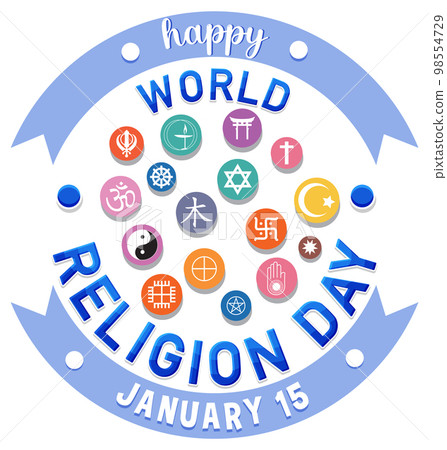 World Religion Day Banner Design 98554729