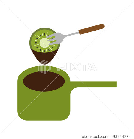 奇異果和巧克力火鍋 98554774