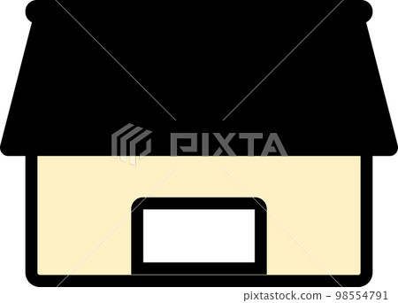 Simple and cute illustration of the shop 98554791