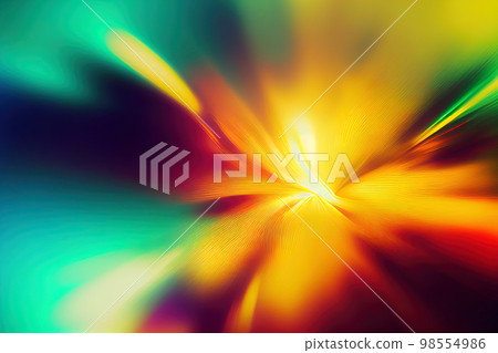 multicolored flare light background. Generative AI 98554986