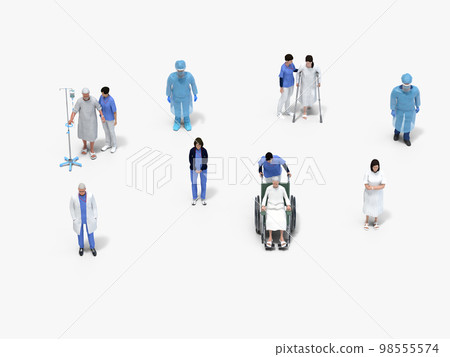 醫護人員和患者 98555574